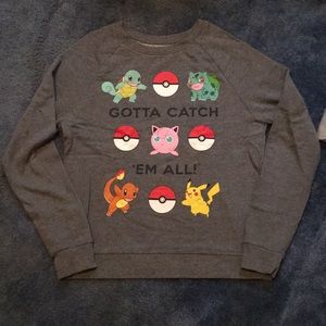 Grey Pokémon Sweatshirt- Small